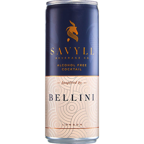 Savyll Alcohol-Free Bellini Can